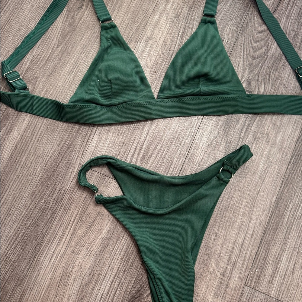 Green Triangle Boutique Bikini Set